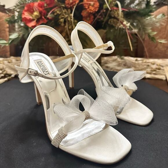 🆕 NIB BADGLEY MISCHKA COLLECTION JESSICA SPECIAL OCCASION SANDALS SZ 9.5 $225 - Picture 12 of 15